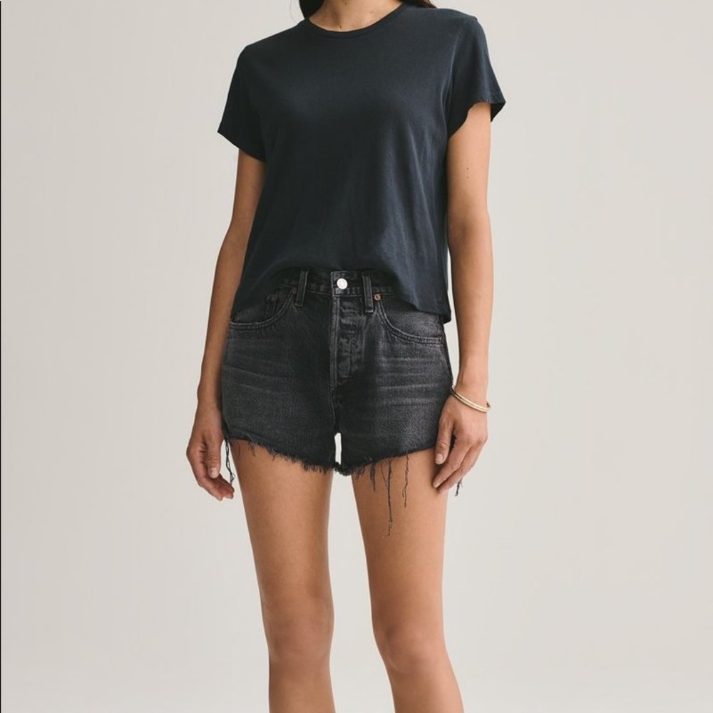 Agolde Parker Shorts 23 in “Crash”